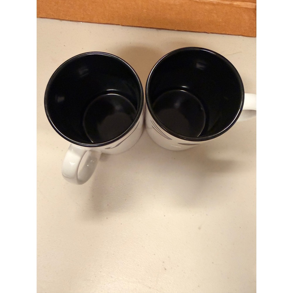 Friends T.V. Series Mr. Rachel Whiskers & Mrs. Ross Mustache Dbl-sided Mugs 2pc - Picture 6 of 9